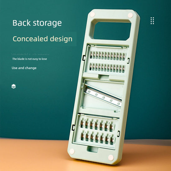 Beige Grater Slice Multifunctional Stainless Steel Door Panel