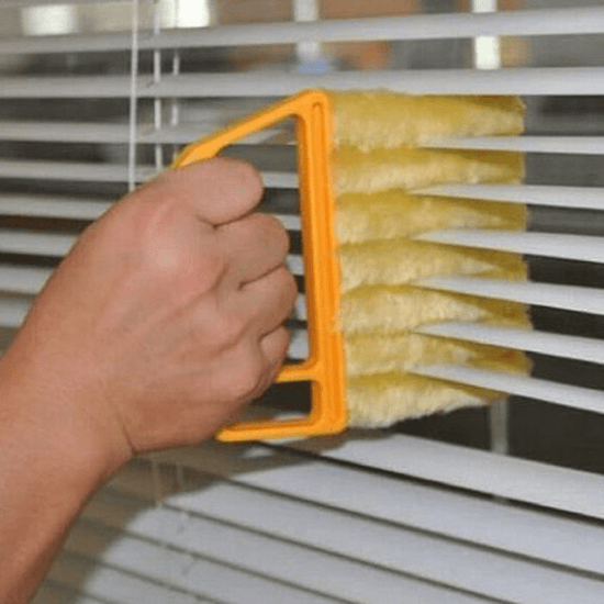 [Washable Window Brush] 1pc Washable Window Cleaning Brushes | Microfibers For Effortless Dust Collection And Blinds Cleaning