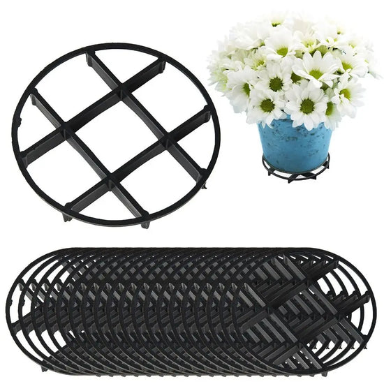Flower Pot Bracket Reusable Mesh Pad Round Planters Support Plants Root Rot Prevention Gardening Tools