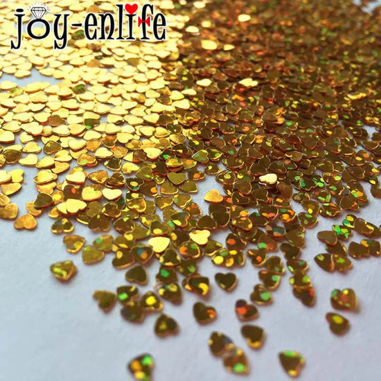 1/2bag Golden Heart Confetti Wedding Confetti Scatter For Birthday Party Valentine&