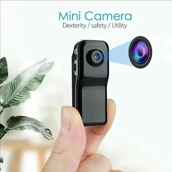 Portable Mini HD DV Camera Body Camcorder Mount Video Recorder Nanny Security Cam Sports DVR Webcam for Home Office Security
