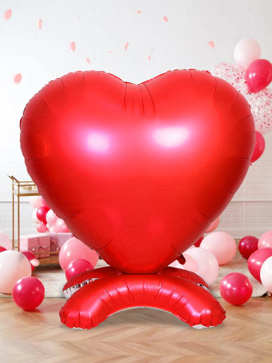 1pc giant heart-shaped standing balloon for Valentine&