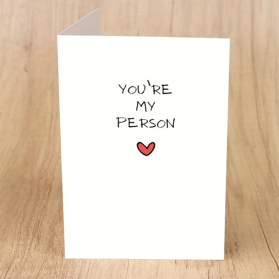 Love Note Card with Envelope - Perfect for Couples, Anniversary & Valentine&