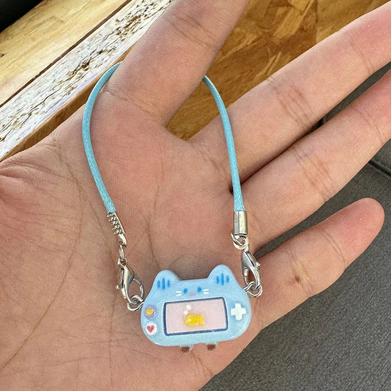 Creative Mini Simulation Games Console Pendant Cartoon Dress Up Toy Dollhouse Decoration Accessories For Doll Neck Ornament