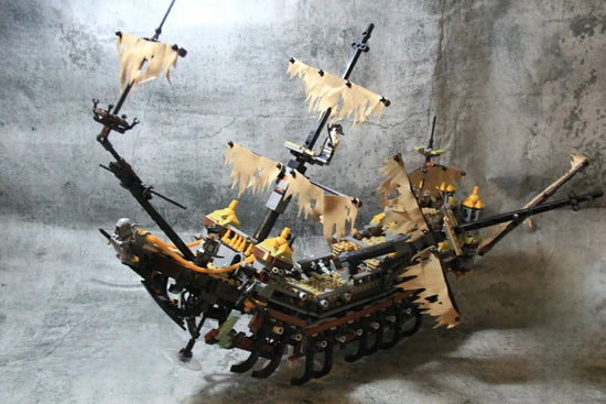 New MOC Pirate Ship Model Home Decor Building Blocks Boy&